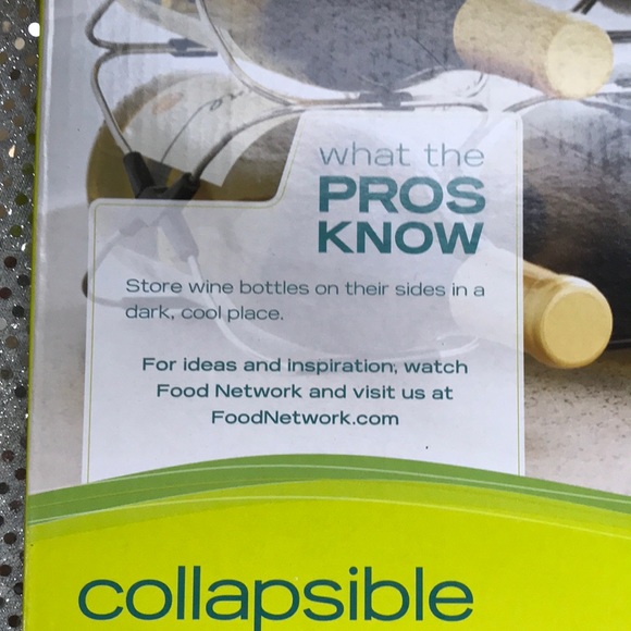 Food Network Collapsible Wine Rack - Picture 4 of 4